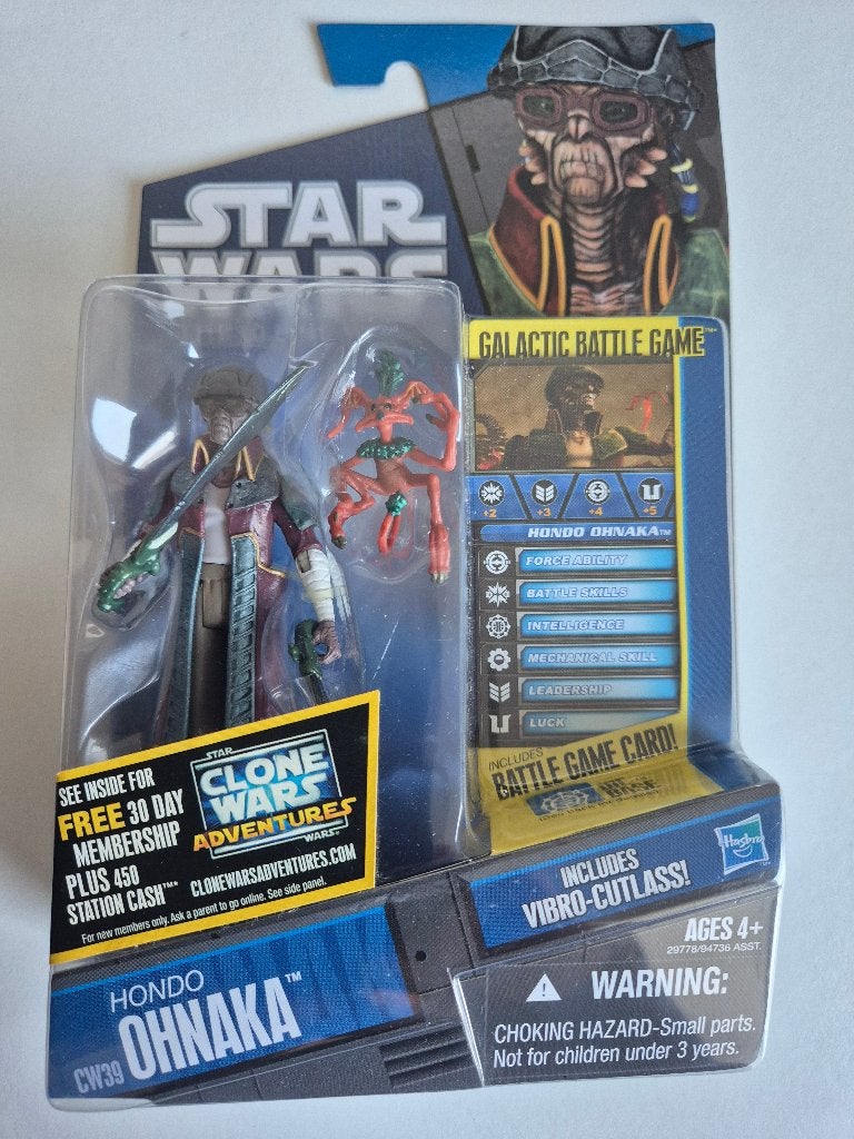 Star Wars CW 2010 CW39 Hondo Ohnaka Weequay Pirate Lader, Ophalen of Verzenden, Nieuw, Actiefiguurtje