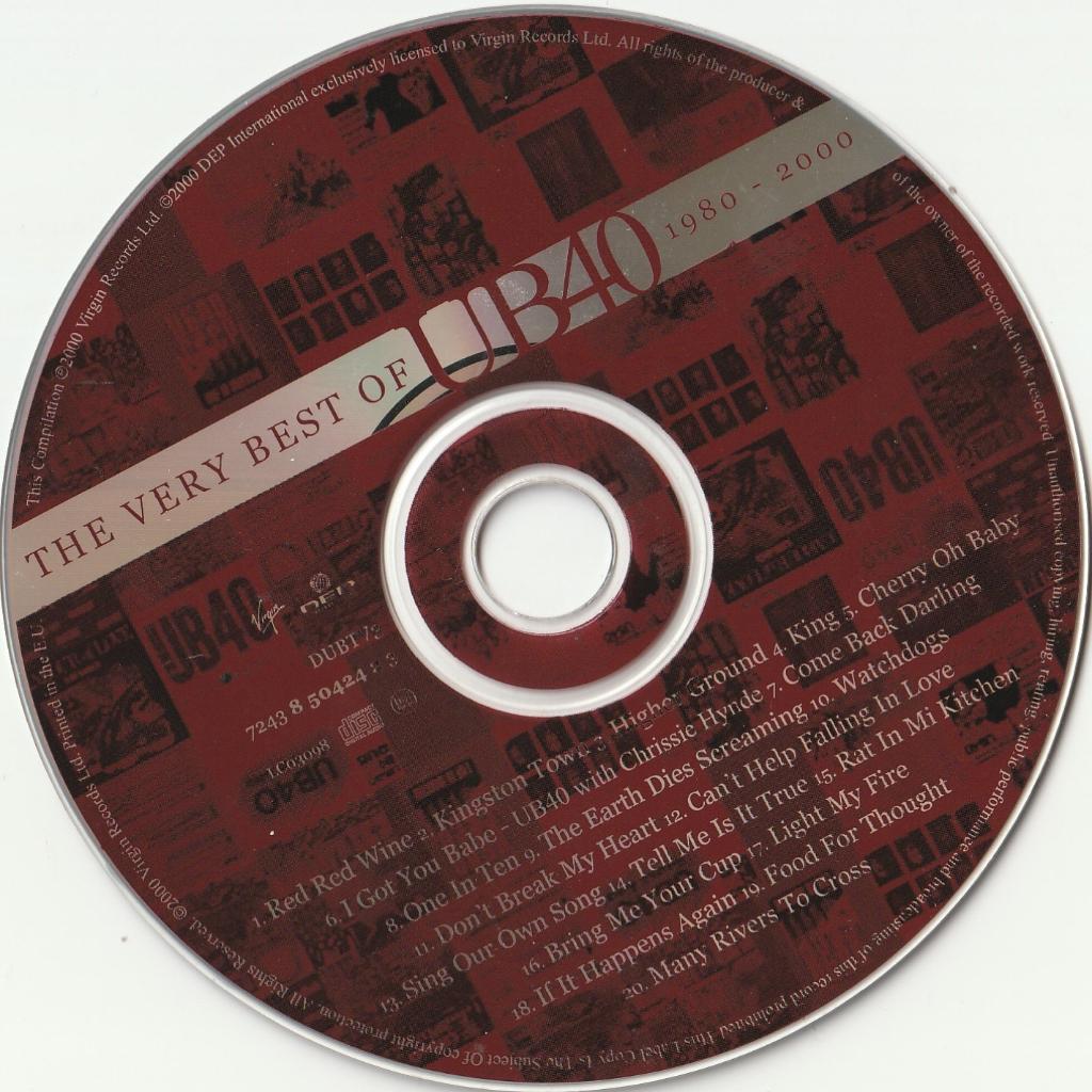 Ub 40 the very best of 20 nummers cd nieuw zonder hoes, Ophalen of Verzenden, Zo goed als nieuw