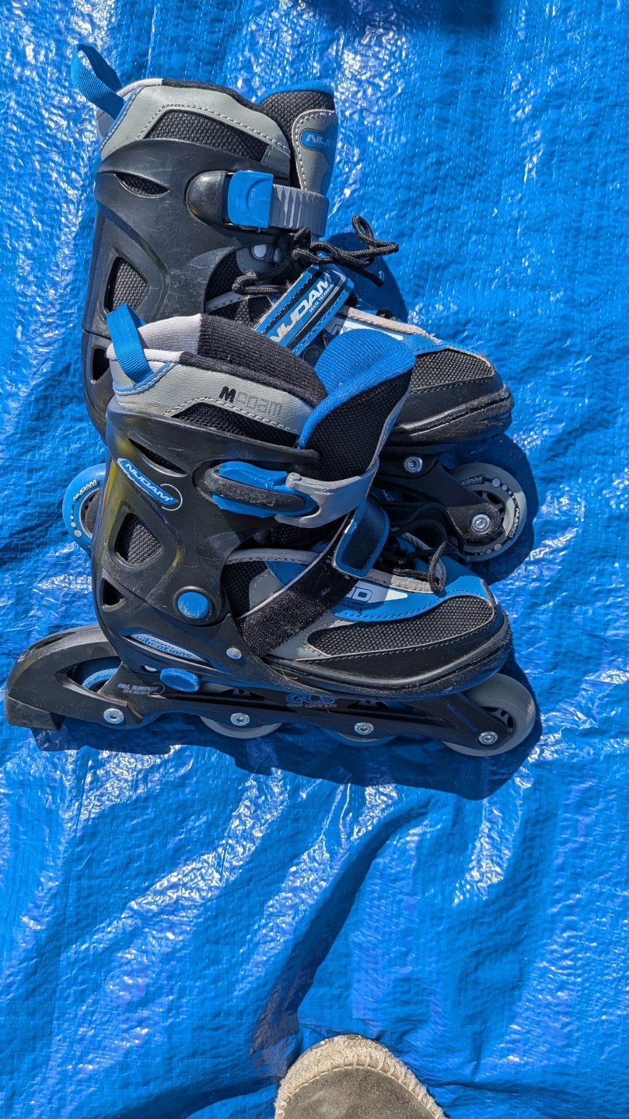 Nijdam Junior Inline Skates - Maat 34/37, Overige merken, Kinderen, Ophalen of Verzenden, Inline skates 4 wielen