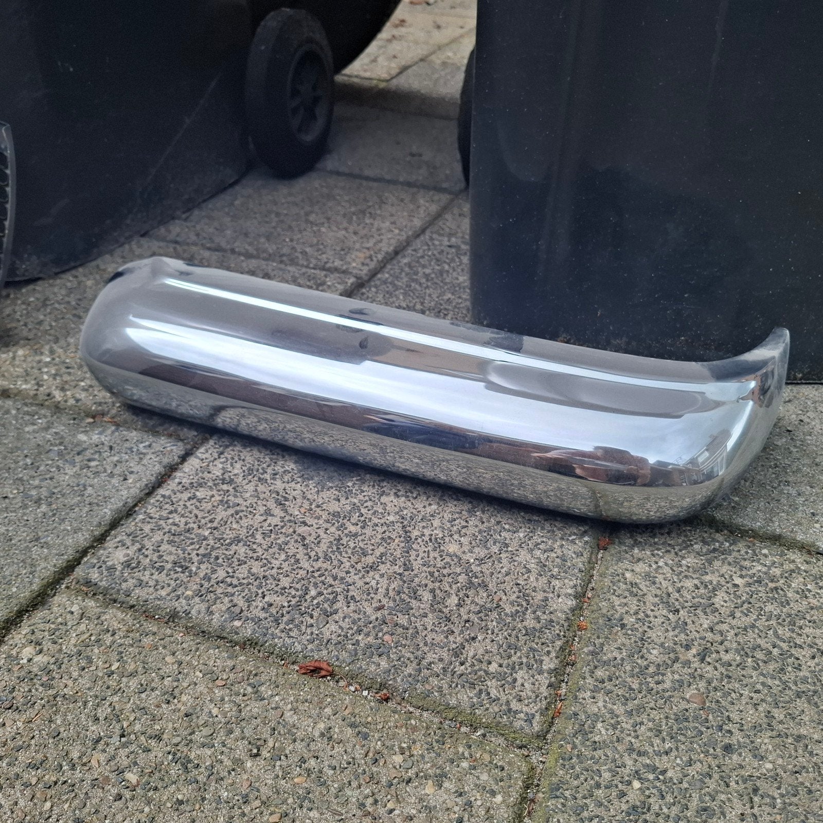 Chromen Bumper Oldtimer - Gebruikt, Ophalen of Verzenden, Achter, Bumper