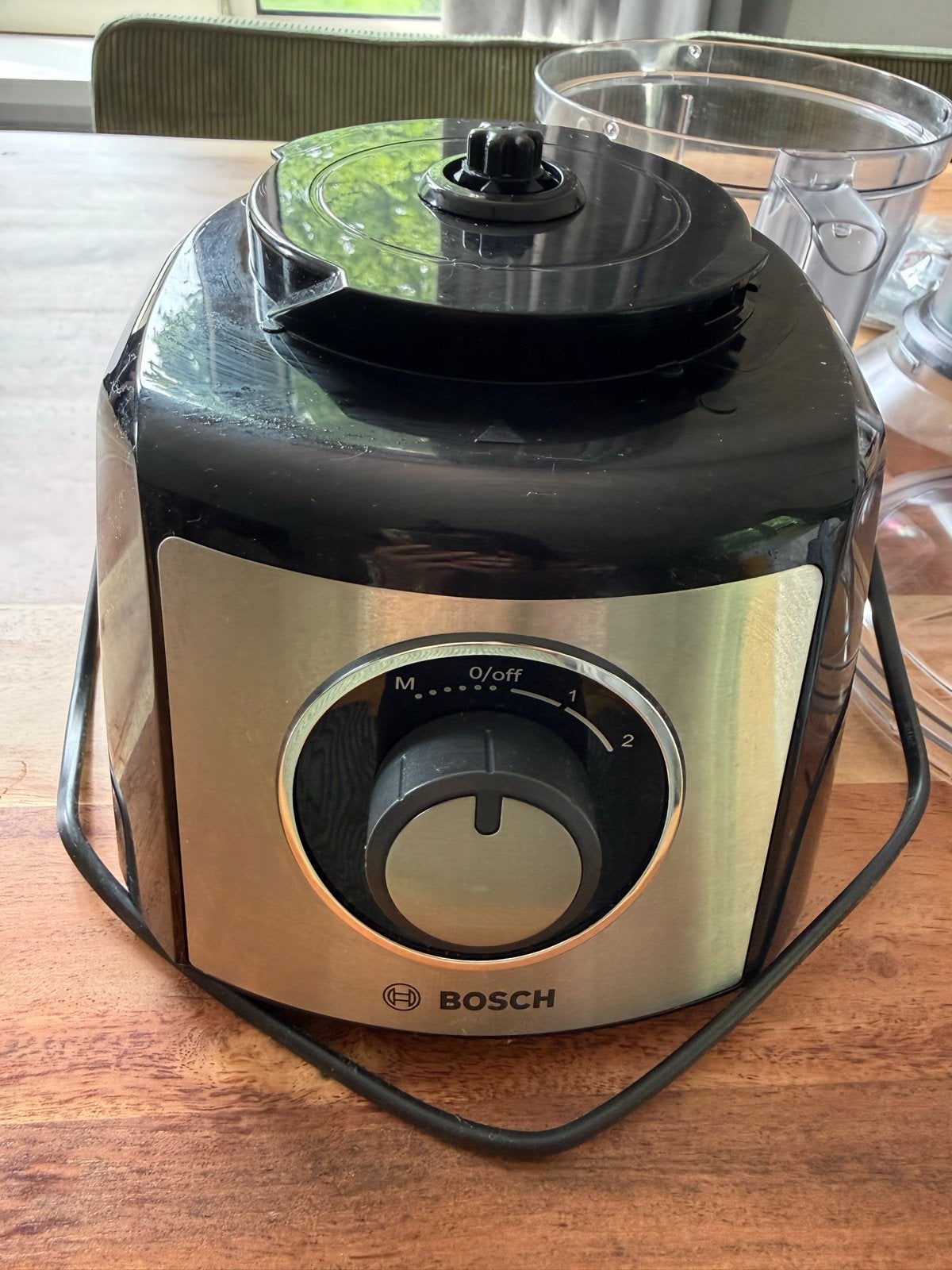 Bosch Keukenmachine - Compact en Veelzijdig, Ophalen, Gebruikt, 1 tot 2 liter, 2 snelheden