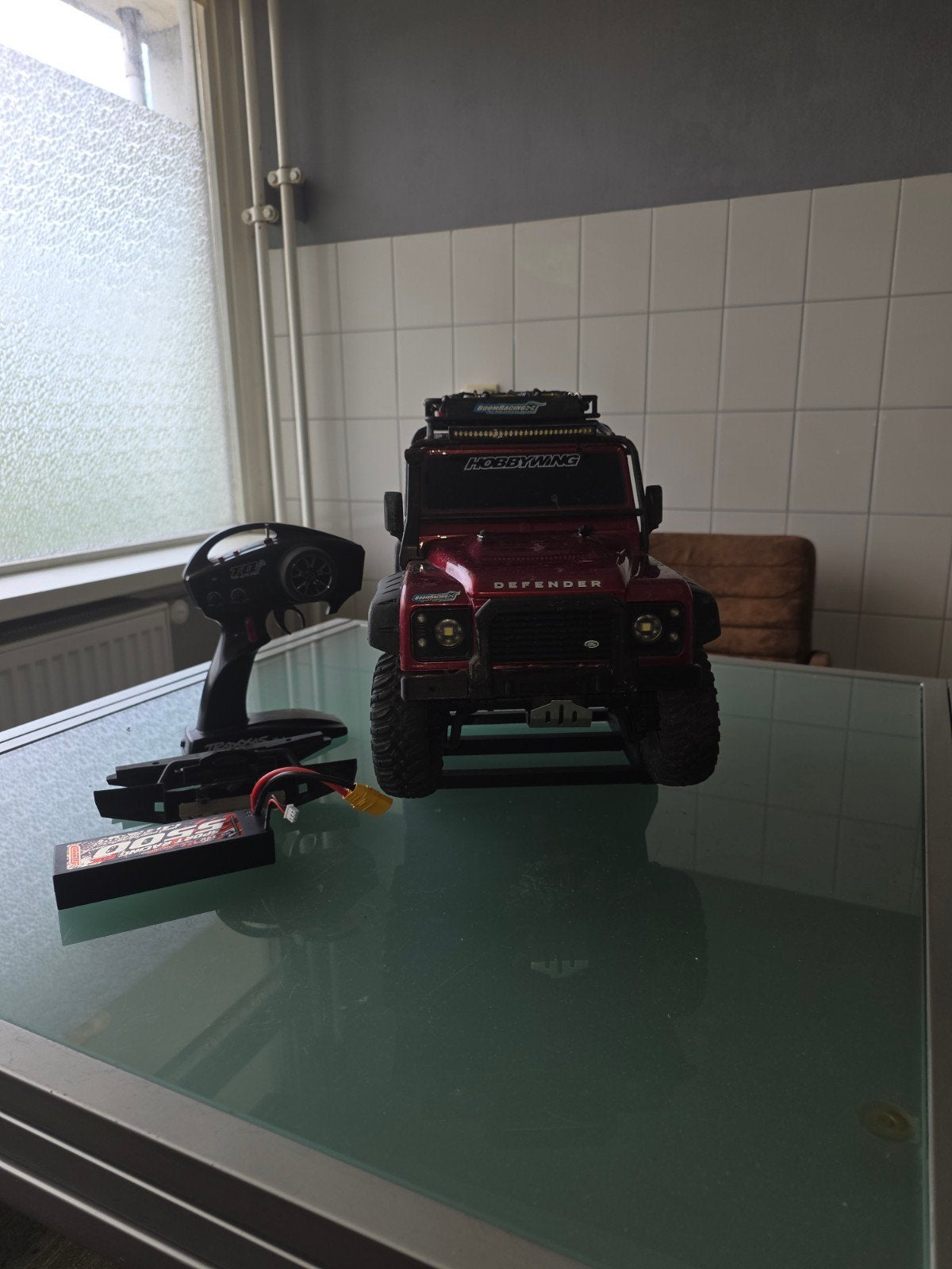 traxxas trx4 landrover, Hobby en Vrije tijd, Gebruikt, Auto offroad, Schaal 1:10, Ophalen