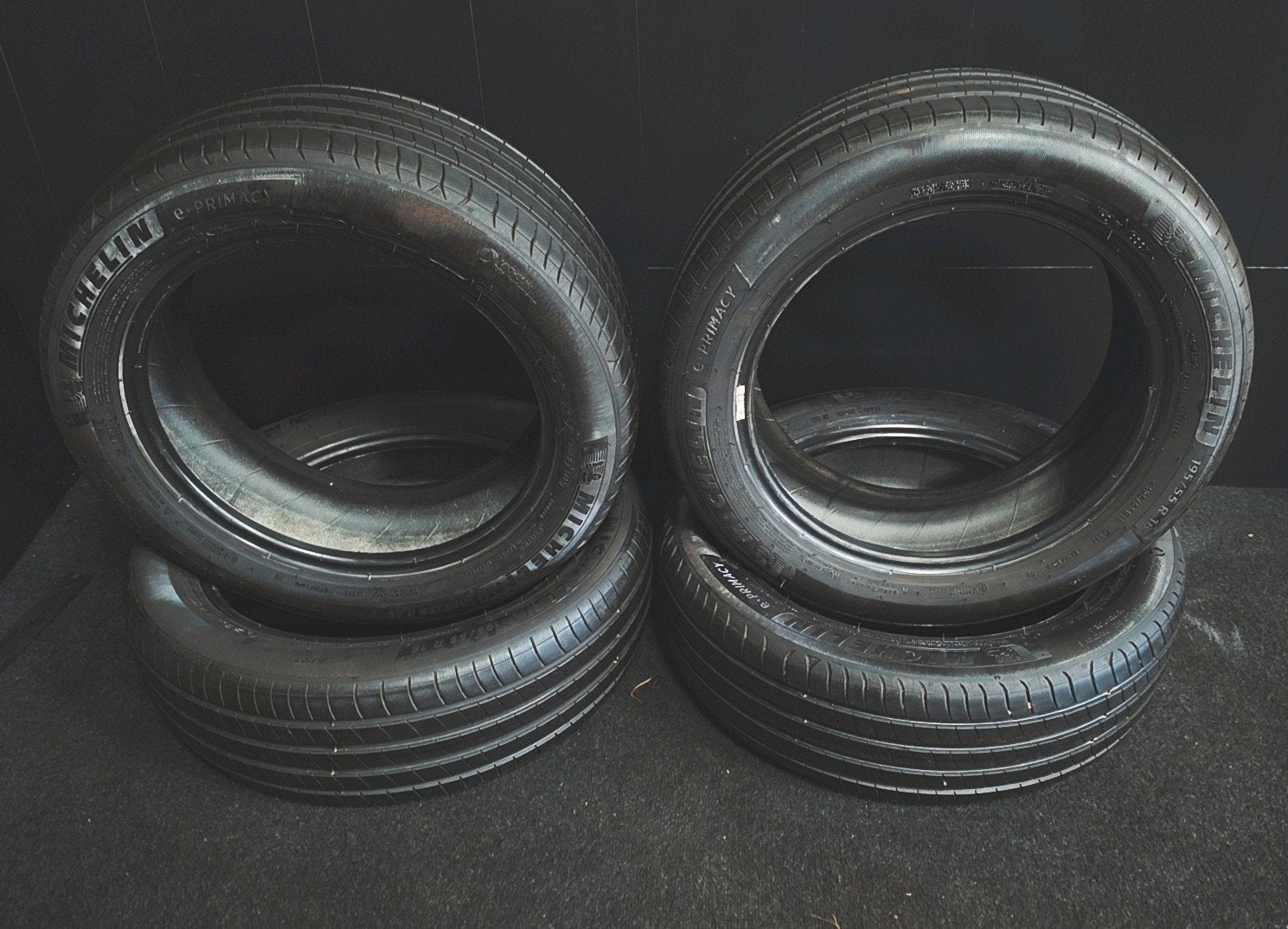 195 55 R16 16 Michelin E primacy zomerbanden, Auto-onderdelen, Banden en Velgen, Gebruikt, 16 inch, Ophalen of Verzenden, Personenwagen