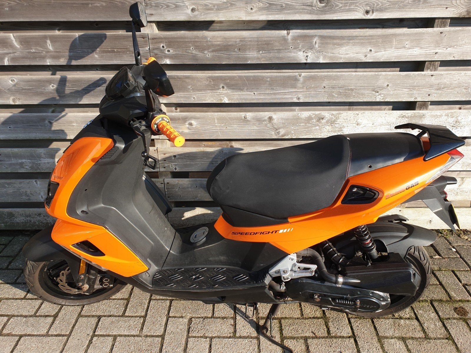 Peugeot Speedfight 4 Brom uitvoering met kenteken, Fietsen en Brommers, Ophalen, Gebruikt, Maximaal 45 km/u, 49 cc