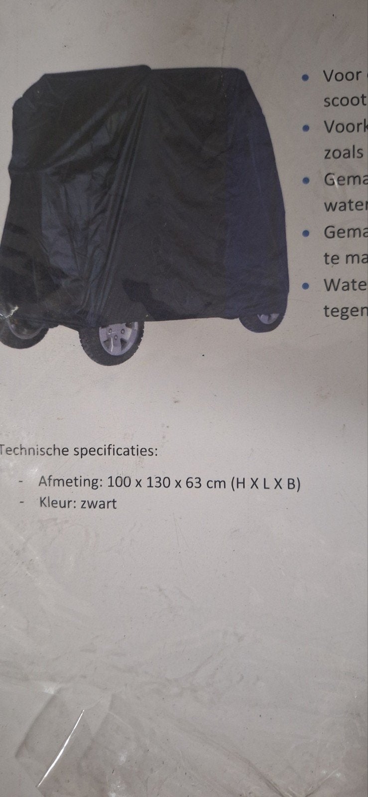 Afdekhoes voor scootmobiel maat M *NIEUW*, Ophalen of Verzenden, Nieuw