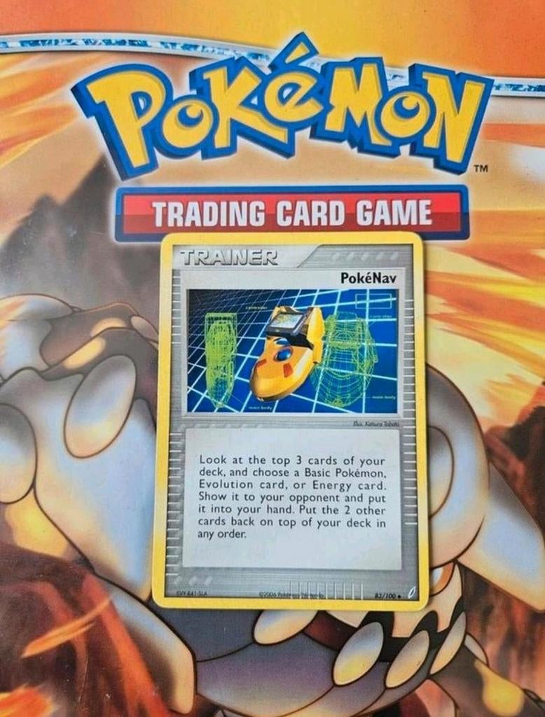 PokeNav 83/100 Ex Crystal Guardians pokemon kaart, Ophalen of Verzenden, Gebruikt, Losse kaart