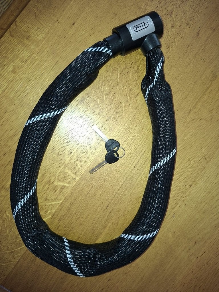 ZGAN Falkx Art 4234 fietsslot - 90cm, Ophalen, Zo goed als nieuw, Kabelslot