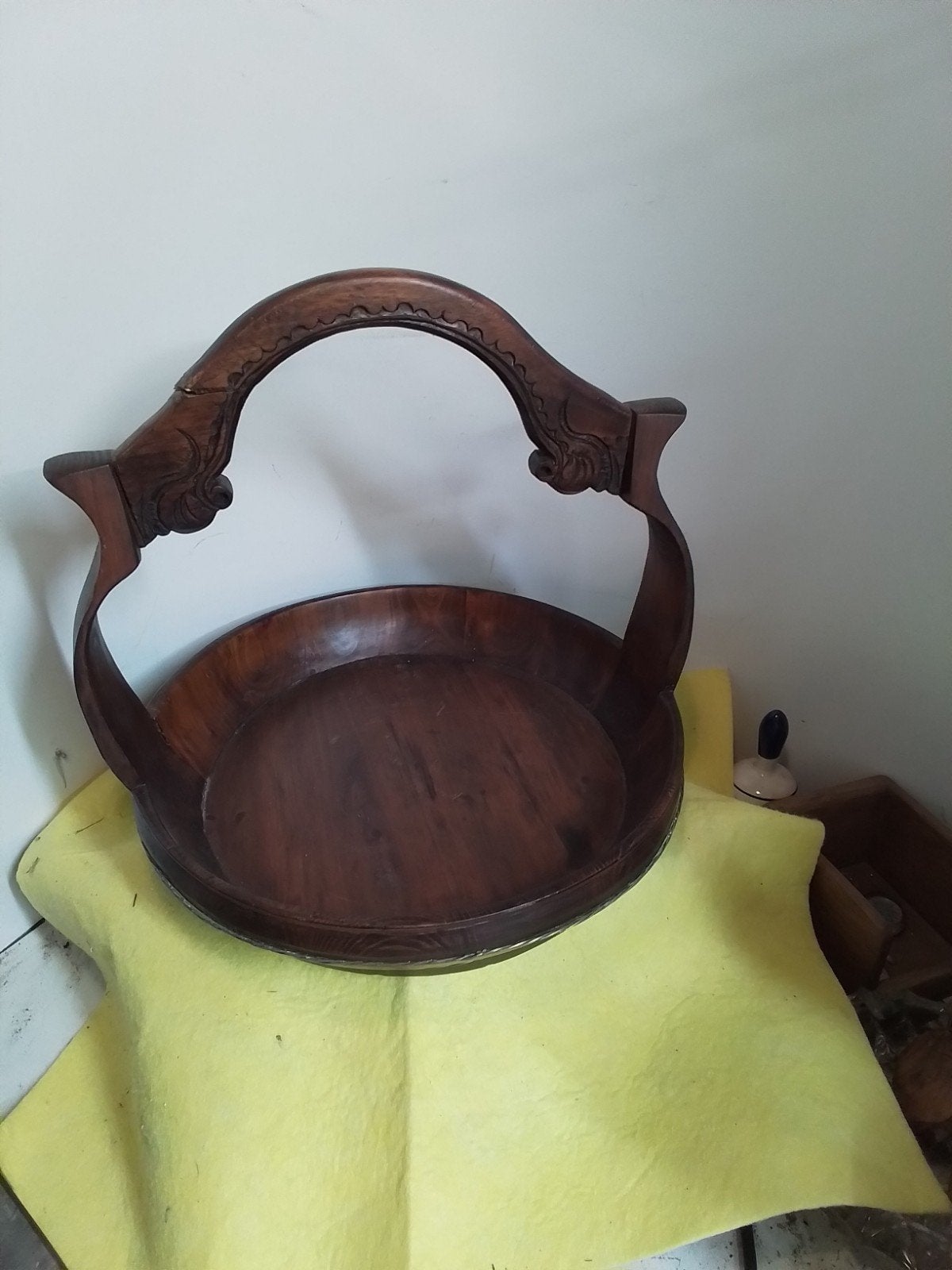 14796) mooie antieke Chinese handgesnede offerande, Ophalen of Verzenden