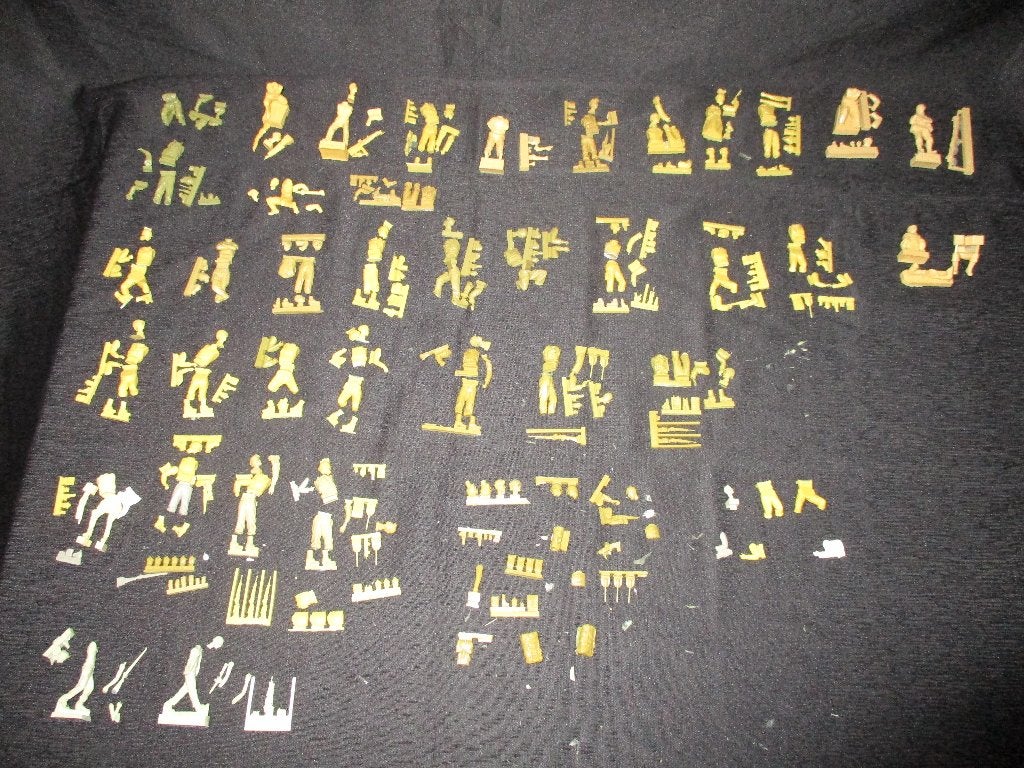 D-472,GROTE PARTIJ VERLINDEN ENZ, 1-35,US WW2,RESIN FIGUREN, Ophalen of Verzenden, Zo goed als nieuw, 1:35 tot 1:50