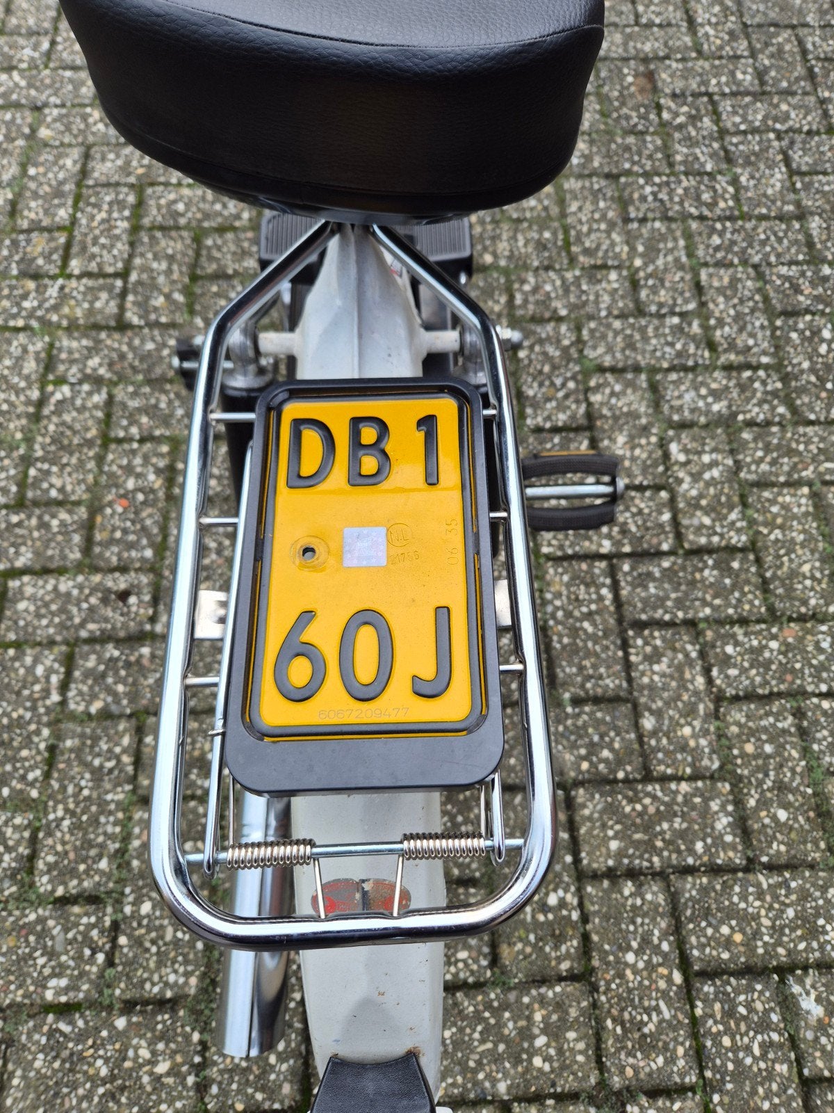 Puch Maxi S bromfiets met mand - Wit, Ophalen, Gebruikt, Maxi