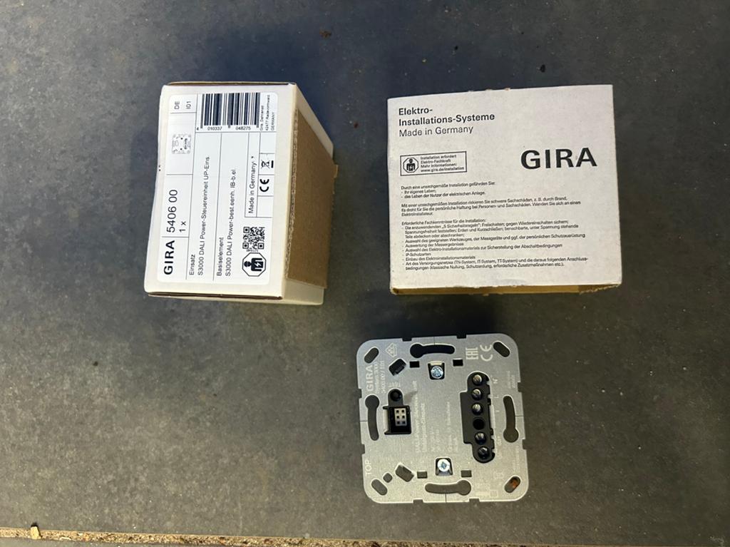 Gira dali dimmer 540600, Doe-het-zelf en Verbouw, Elektra en Kabels, Ophalen of Verzenden, Schakelaar