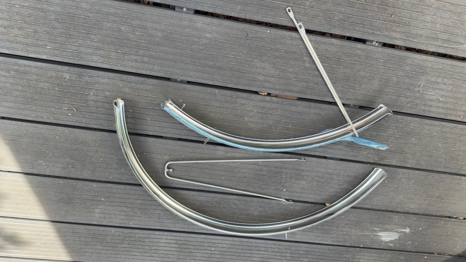 Stalen spatborden voor sportfiets - Nieuw, Fietsen en Brommers, Fietsonderdelen, Spatbord, Ophalen of Verzenden, Racefiets, Nieuw