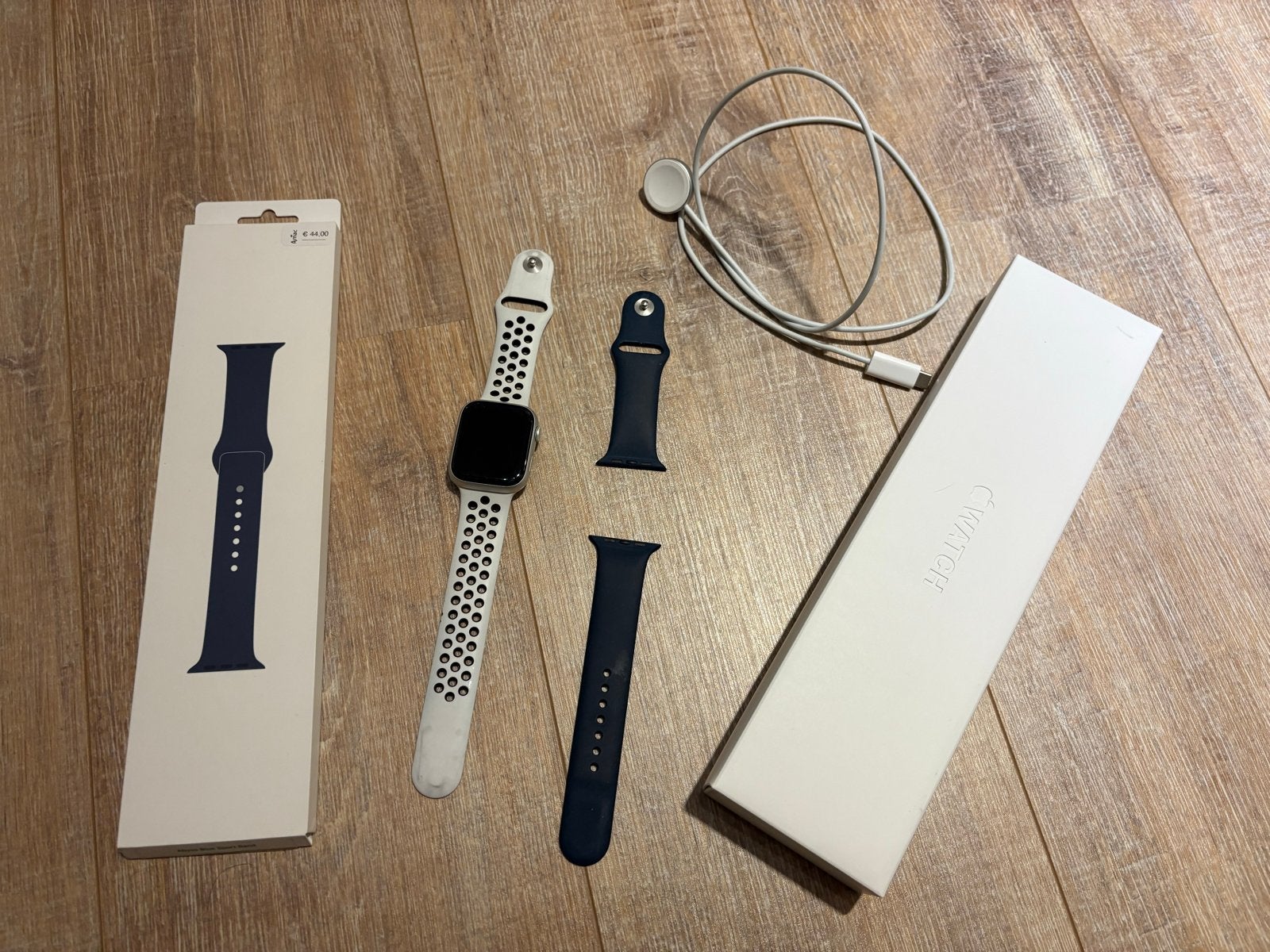 Apple Watch Series 8 45mm Nike Editie + extra band, Ophalen, Afstand, IOS, Zo goed als nieuw