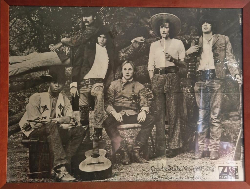 Crosby, Stills, Nash, & Young in 1970, hier..., Muziek en Instrumenten, Ophalen, Gebruikt
