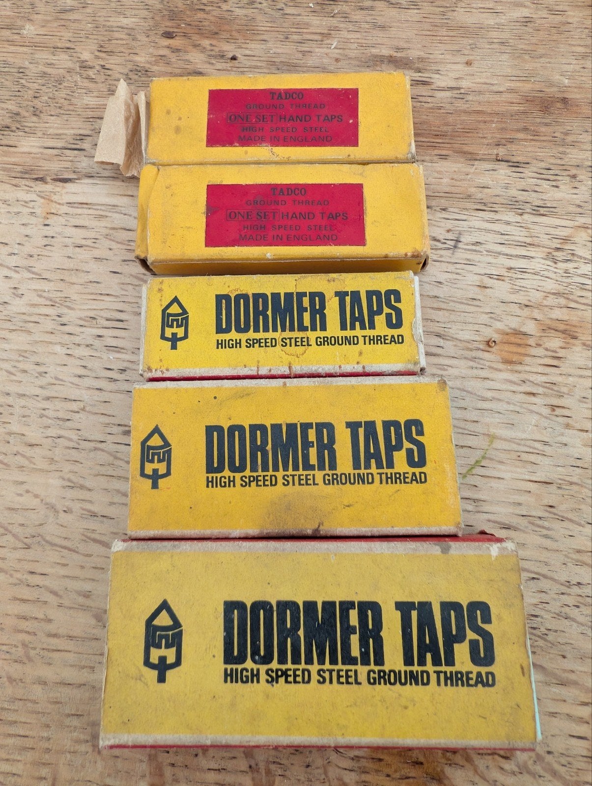 Taps sets- 7/16" UNF, 3/8" UNF, 1/4" UNF, 3/8" BSF, Doe-het-zelf en Verbouw, Gereedschap | Handgereedschap, Ophalen of Verzenden