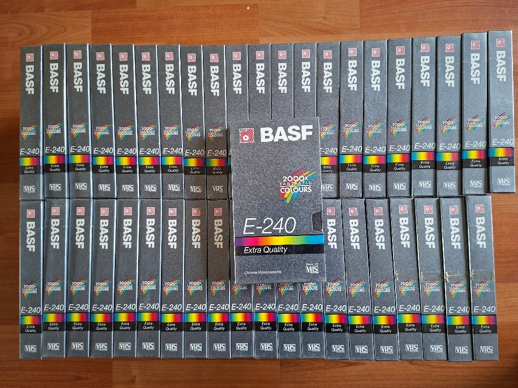BASF/EMTEC(Basf) gesealde 240 min videobanden te koop!, Alle leeftijden, Overige genres, Ophalen of Verzenden, Nieuw in verpakking