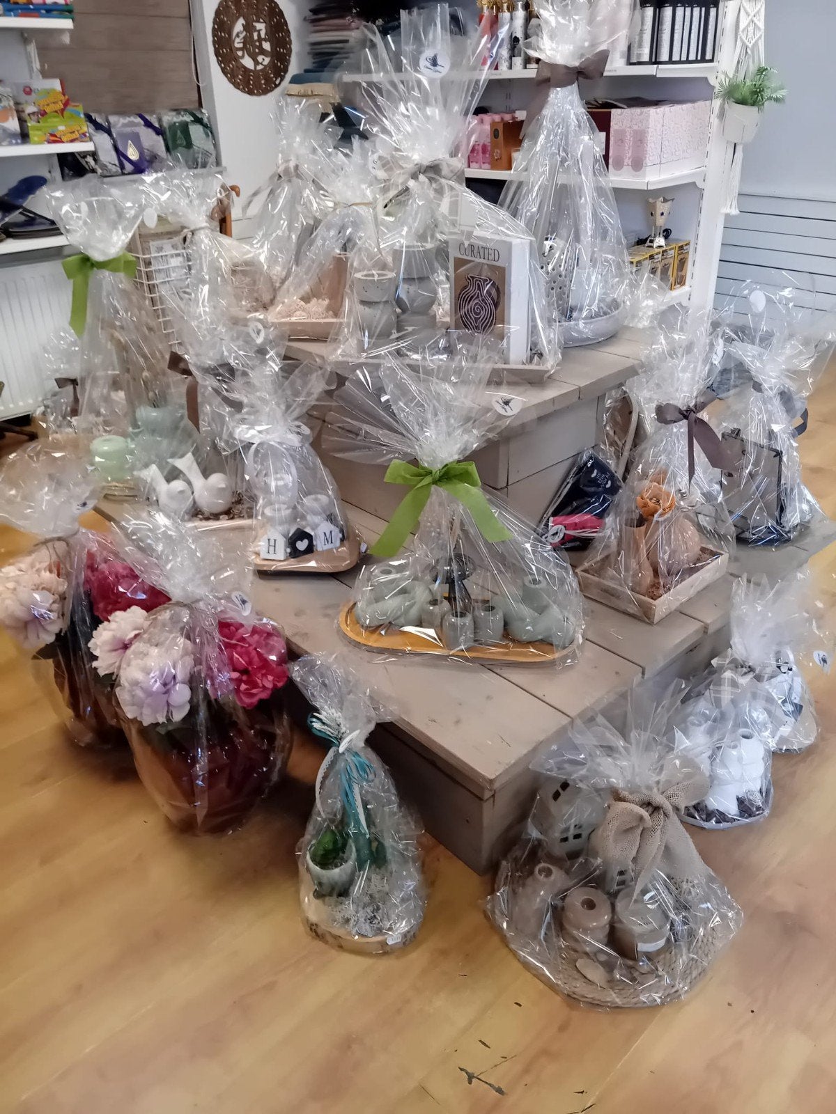 Steigerhouten presentatiemeubel / display, Ophalen, Gebruikt