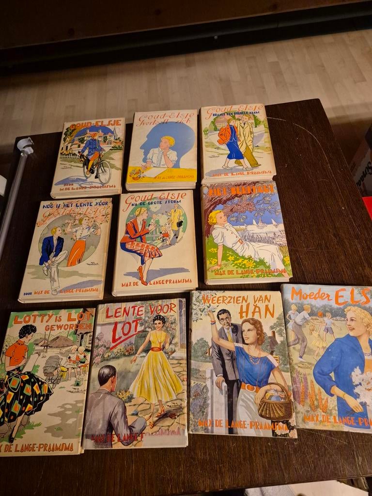 10 x GOUD-ELSJE, Max de Lange-Praamsma, mooie oude uitgave, Boeken, Ophalen of Verzenden, Gelezen