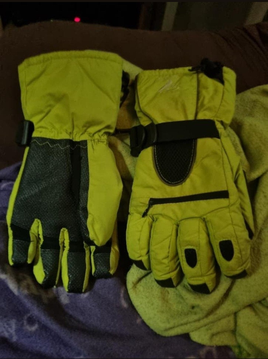 Handschoenen groen maat S bieden gebruikt, Ophalen of Verzenden, Gedragen, Handschoenen