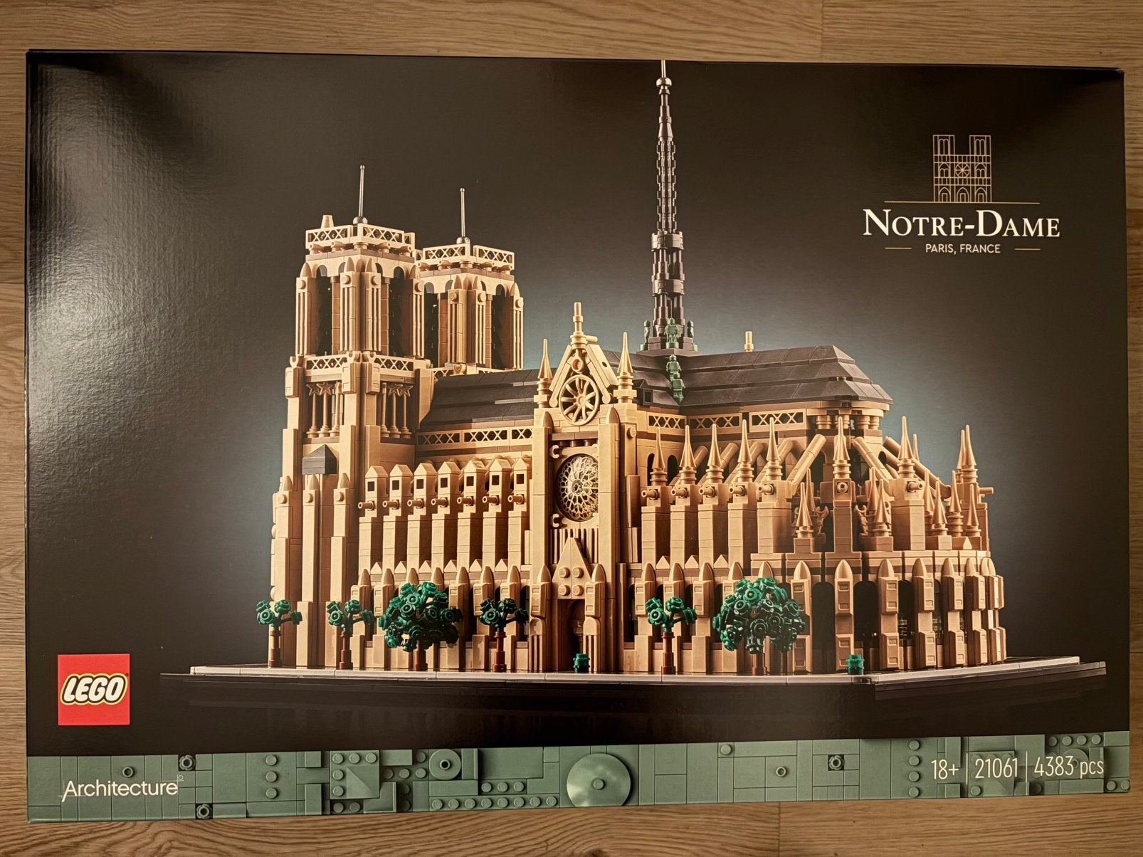 Lego Architecture - Notre-Dame van Parijs - Nieuw - 21061, Ophalen, Lego, Nieuw, Complete set