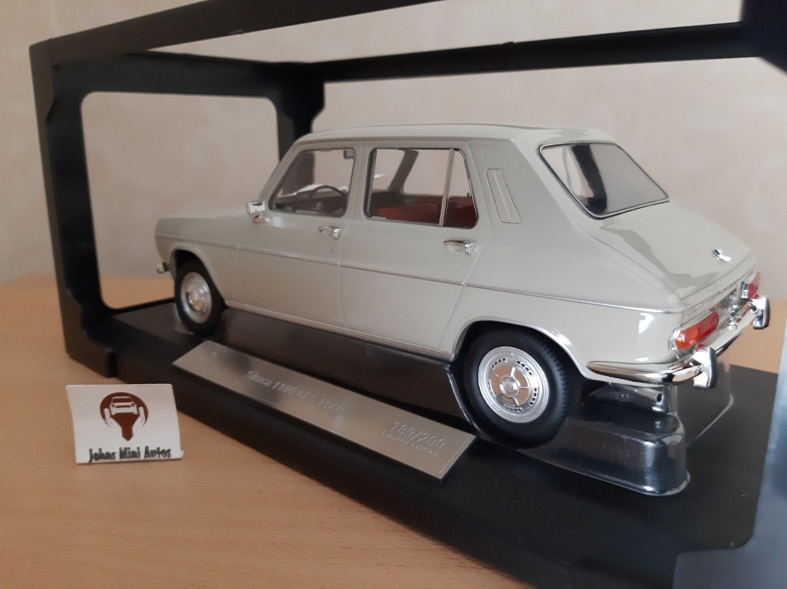 Simca 1100 GLS 1965 Antheor Beige van Norev 1:18, Auto, Norev, Ophalen of Verzenden, Norev