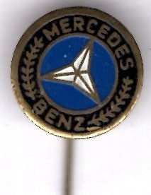 Mercedes Benz koper auto speldje ( F_013), Verzenden, Zo goed als nieuw, Transport, Speldje of Pin