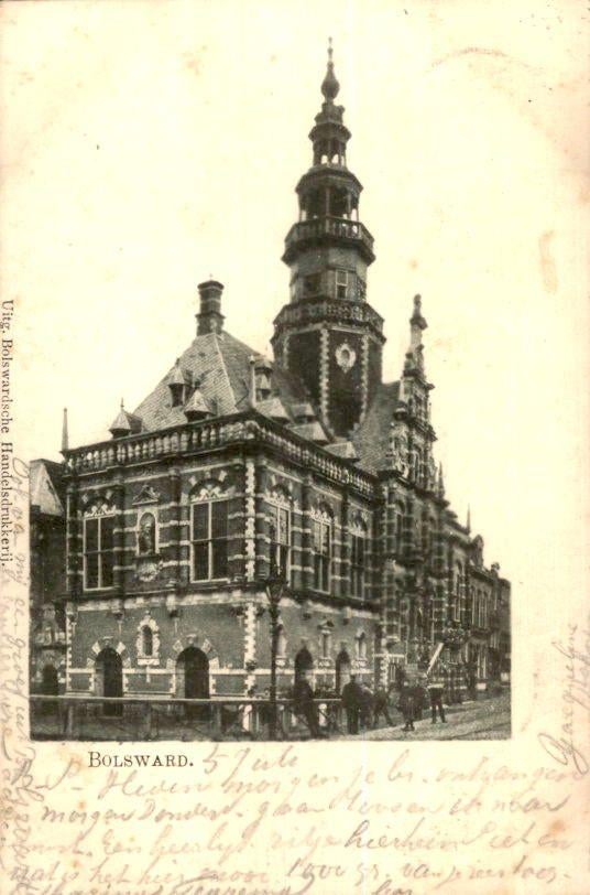 Bolsward, Ophalen of Verzenden, Voor 1920, Gelopen, Friesland
