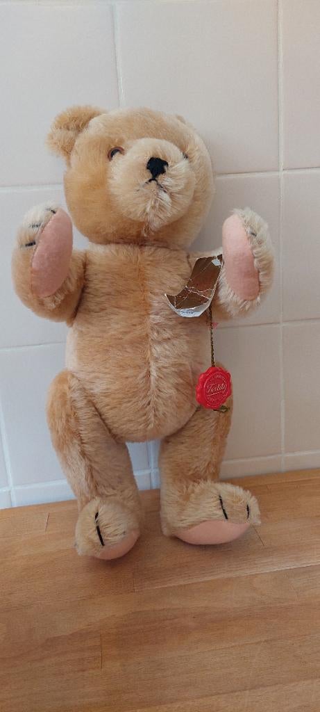 Hermann Teddy beer met labels, Ophalen of Verzenden, Zo goed als nieuw, Stoffen beer, Cherished Teddies