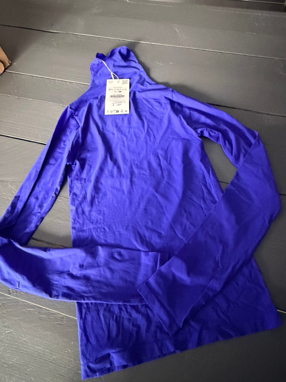 Dames topje van Zara, Maat 38/40 (M), Blauw, Nieuw, Ophalen of Verzenden