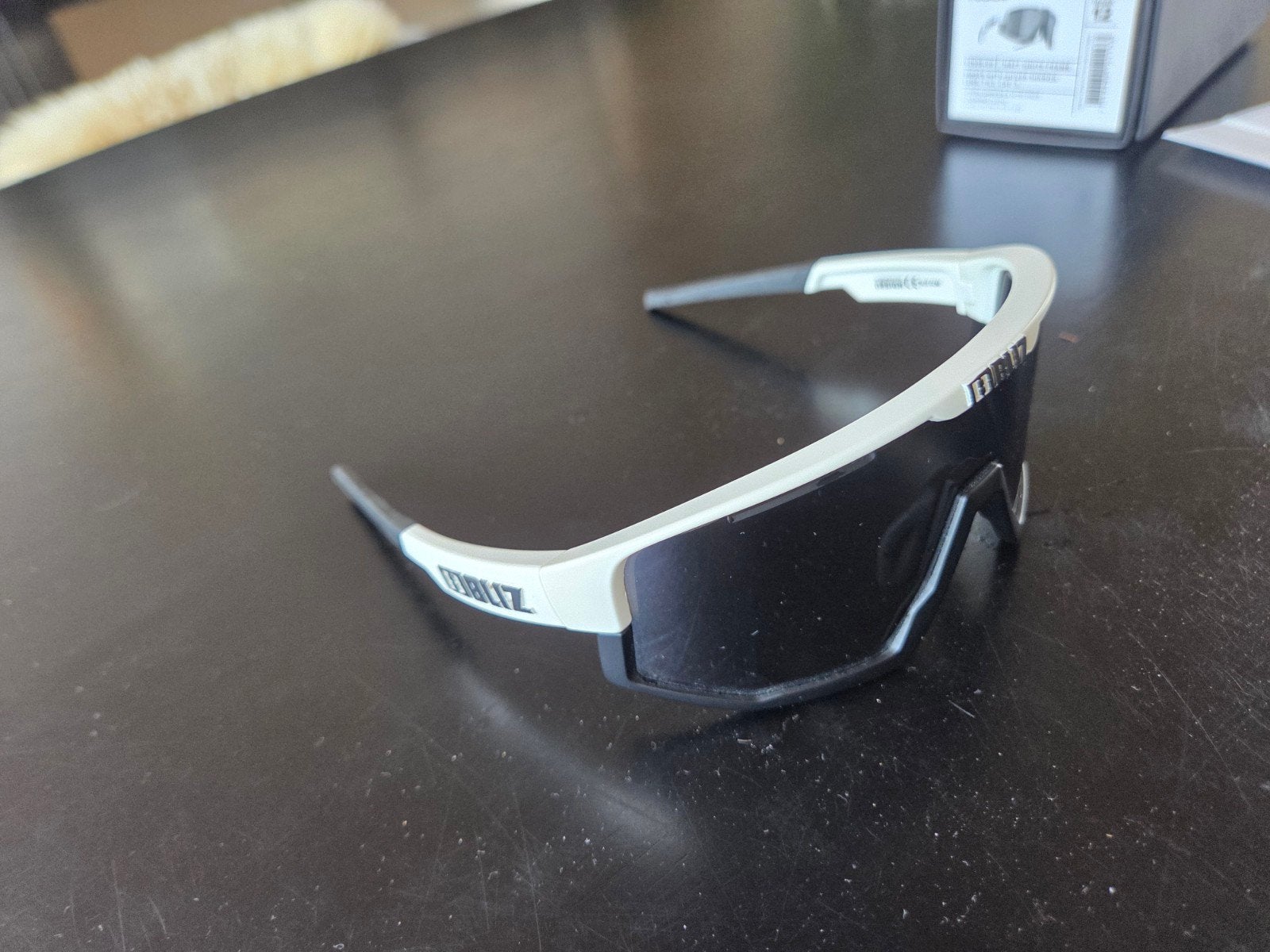 Bliz  fusion Sport Zonnebril - Wit/Zwart, Ophalen of Verzenden, Zo goed als nieuw, Wit, Overige merken