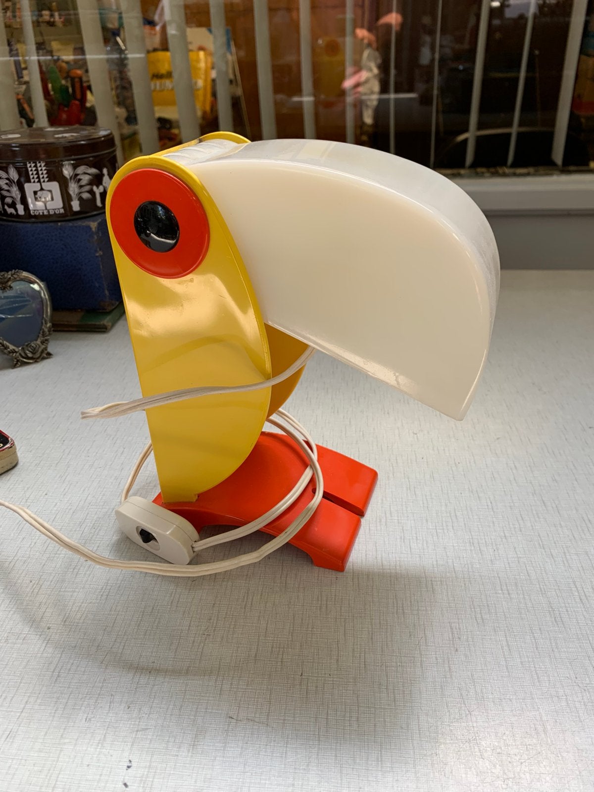 zeldzame, originele Old Timer Ferrari toekanlamp jaren 70., Ophalen of Verzenden, Zo goed als nieuw, Kunststof, Minder dan 50 cm