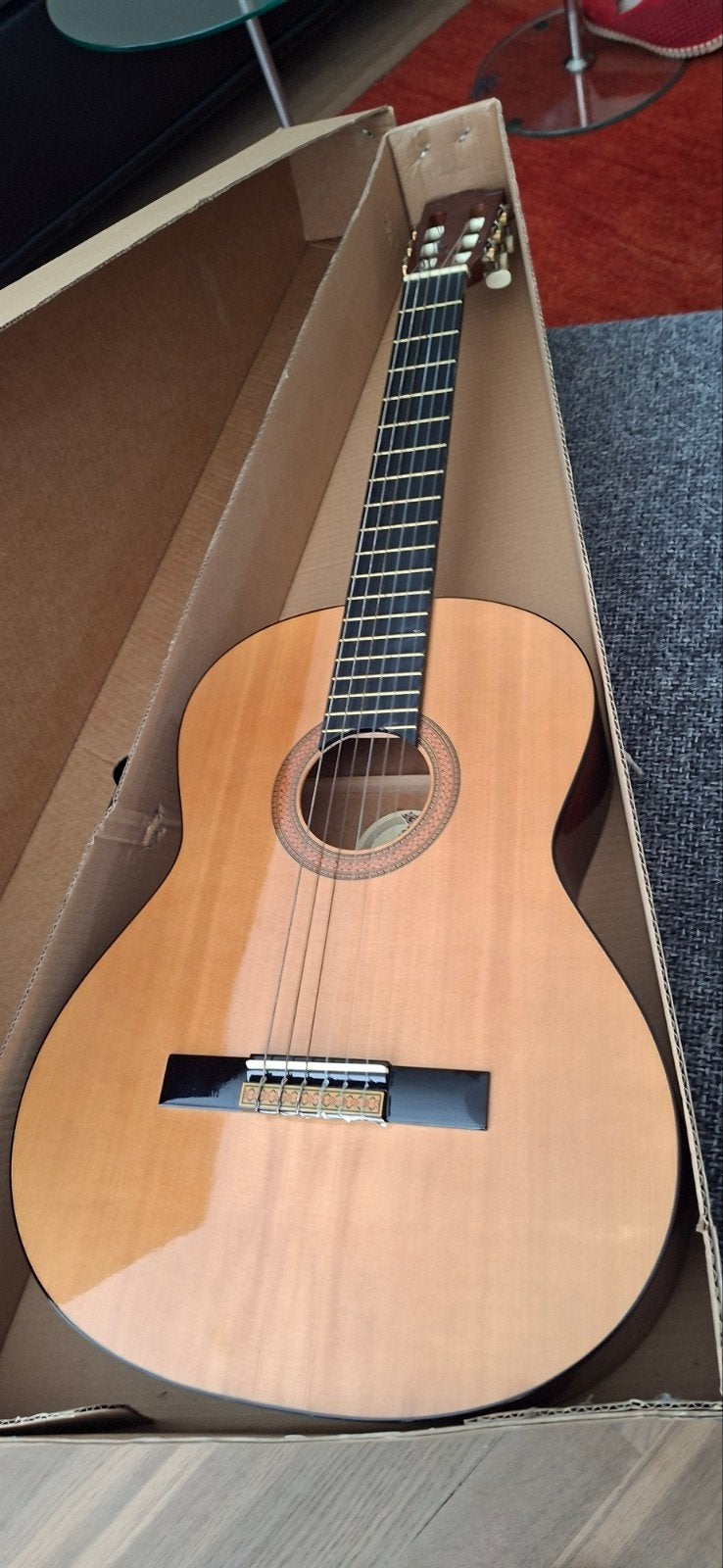 Gitaar Santana c 100., Ophalen, Zo goed als nieuw, Klassieke of Spaanse gitaar