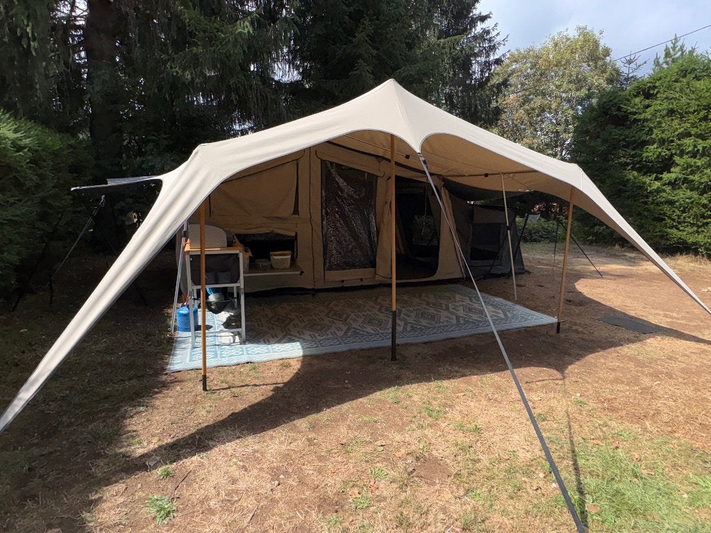Campooz Lazy Jack 23-24. Zeer nette en complete uitvoering., Caravans en Kamperen, Ophalen, Aanwezig, Campooz, Tot en met 4