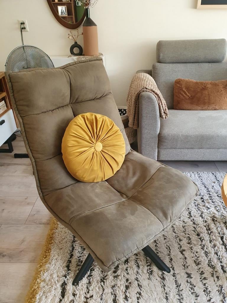 Prachtige draaifauteuil, Huis en Inrichting, Fauteuils, Ophalen, Zo goed als nieuw, 75 tot 100 cm, 50 tot 75 cm