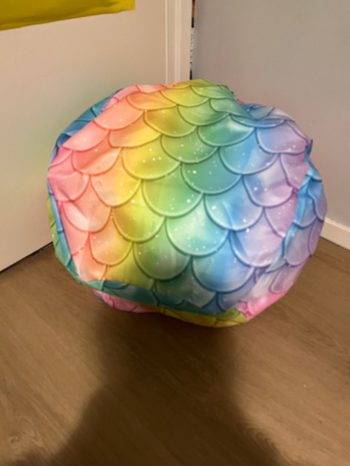 Poef zeemeermin voor zelf re vullen met b. Knuffels handdoek, Ophalen of Verzenden, Nieuw, Zitzak