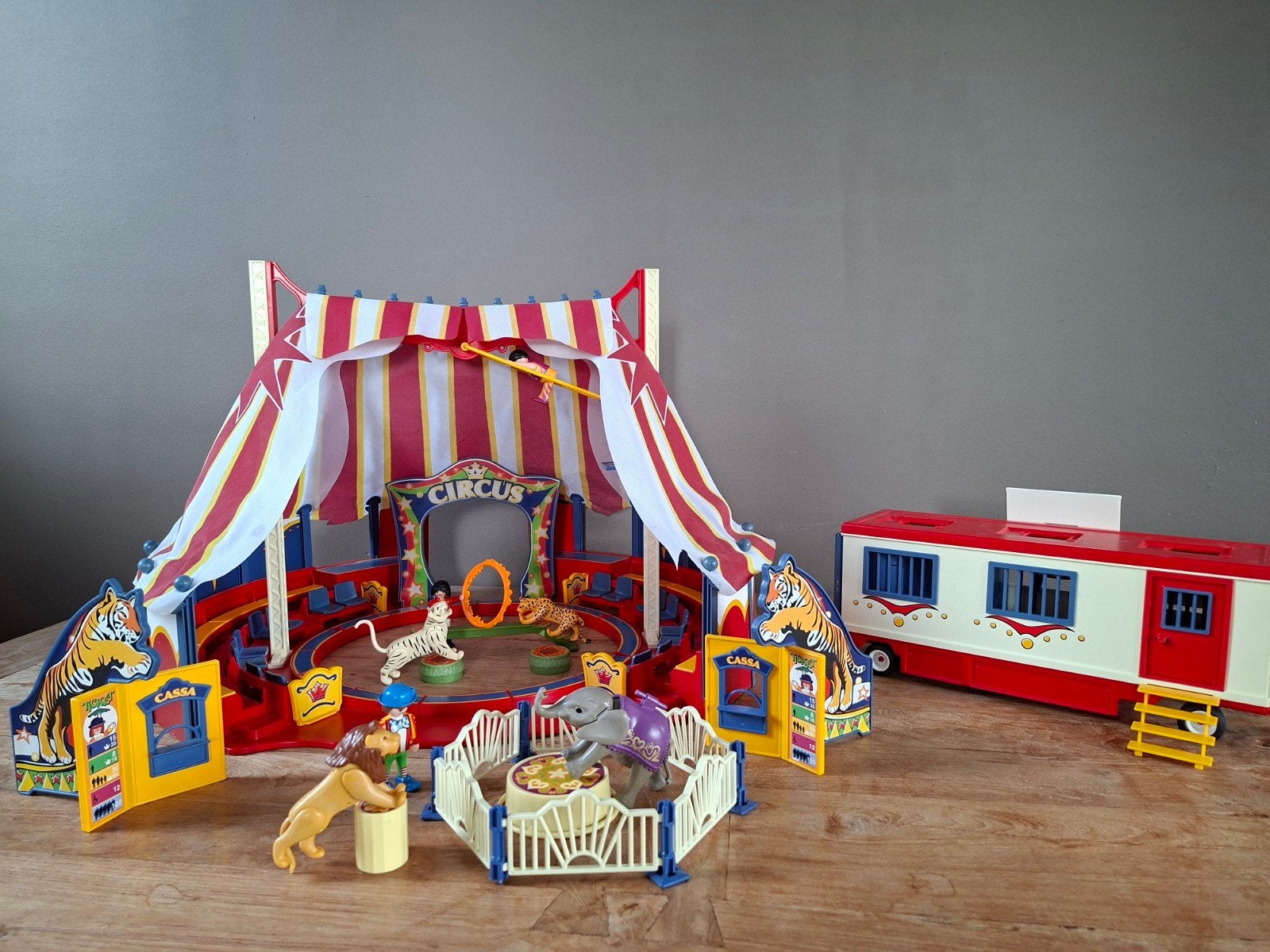 playmobil circustent, Ophalen of Verzenden, Gebruikt