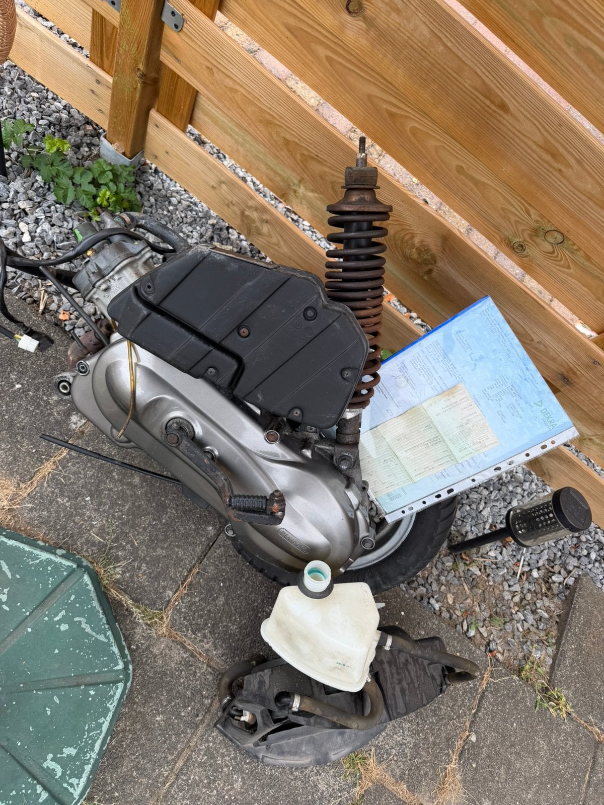 Piaggio hexagon blok 125cc, Ophalen, Gebruikt