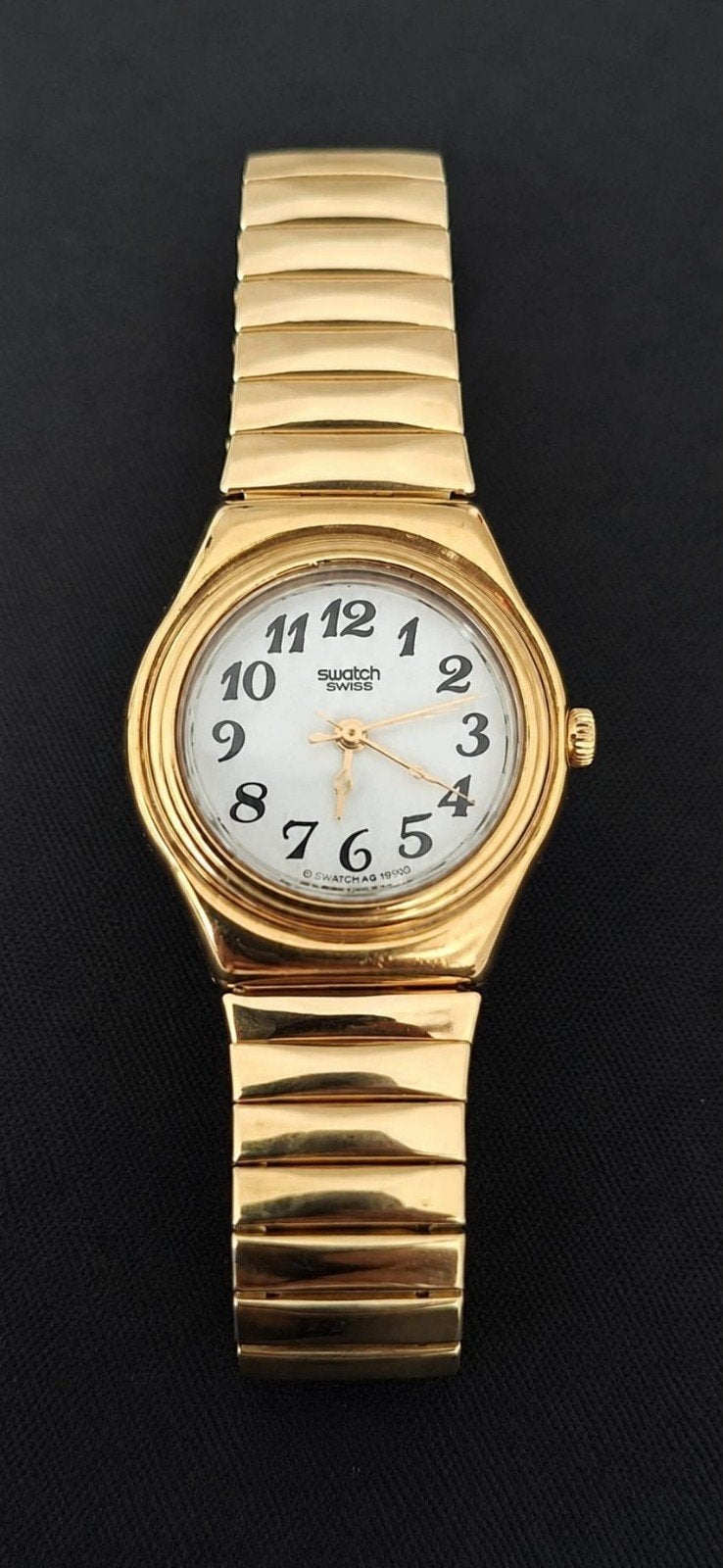 Swatch Swiss Irony Dameshorloge – Verguld (Swiss Made), Ophalen of Verzenden, Swatch