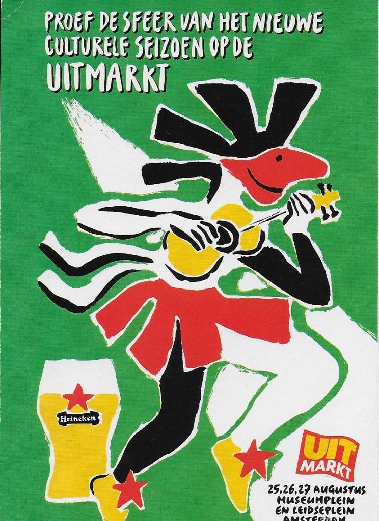 Heineken Uitmarkt Reclame Ongelopen Ansichtkaart ( 4497 ), Verzamelen, Ophalen of Verzenden, 1980 tot heden, Ongelopen