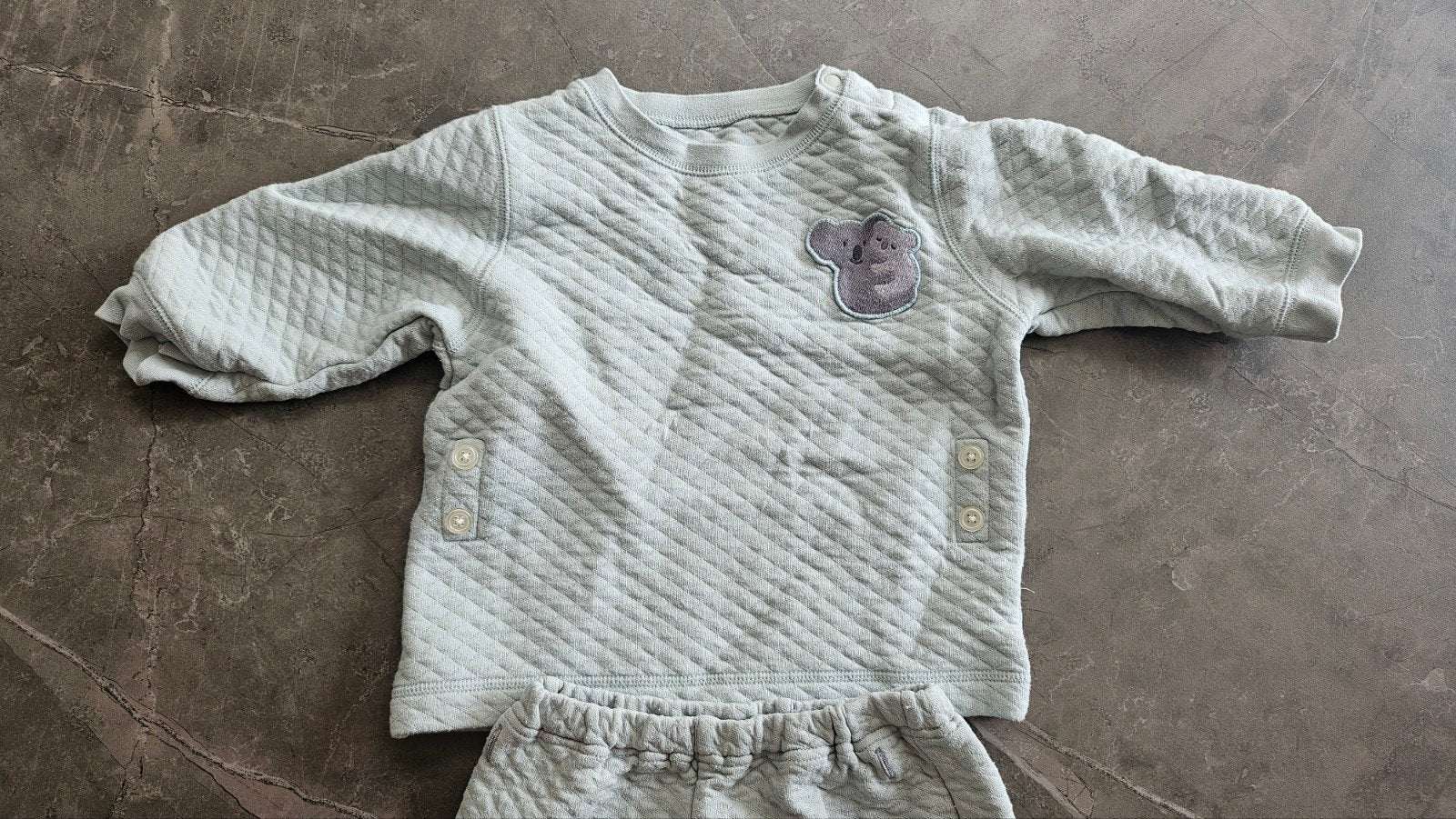 Uniqlo kinderpyjama maat 80 met koala, Ophalen of Verzenden, Gebruikt, Uniqlo, Jongetje of Meisje