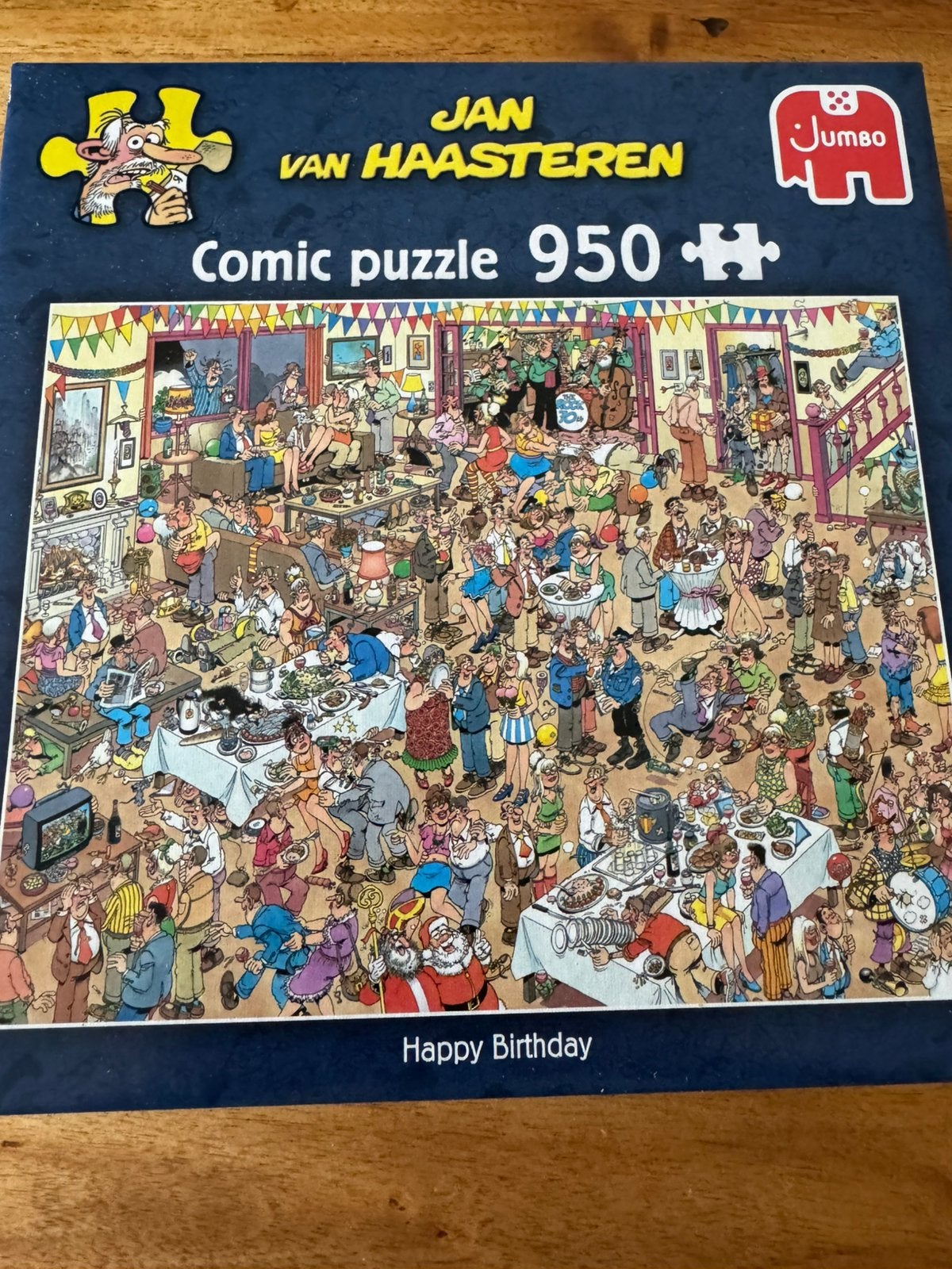 Jan Van Haasteren puzzel / Happy Birhday, Hobby en Vrije tijd, Denksport en Puzzels, Ophalen of Verzenden, 500 t/m 1500 stukjes