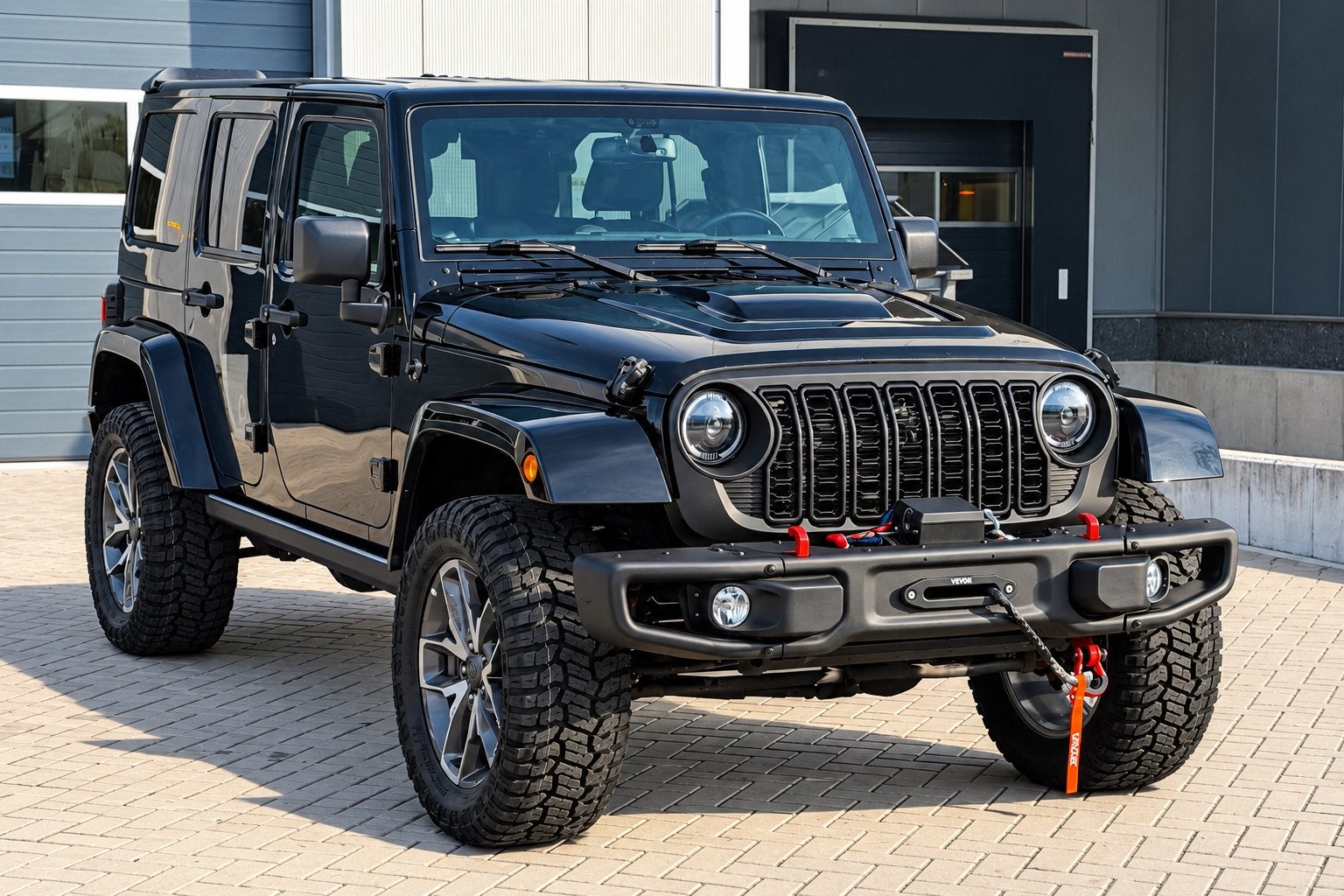 JEEP WRANGLER 3.6 V6 SAHARA EXTREME MOOISTE BLACK EDITION‼️, Automaat, USB, 2000 kg, Zwart