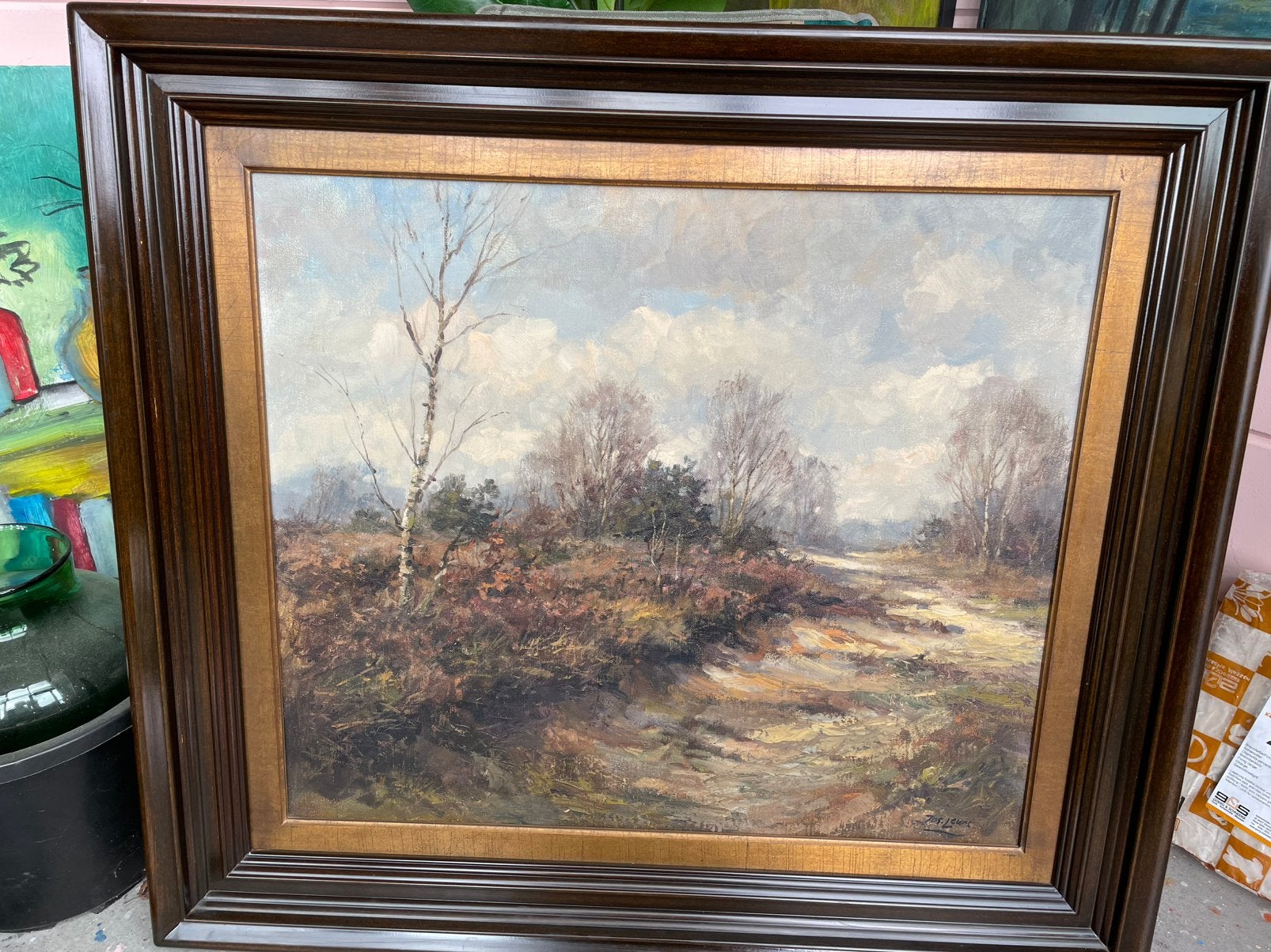 Schilderij van Jos Leurs, Ophalen