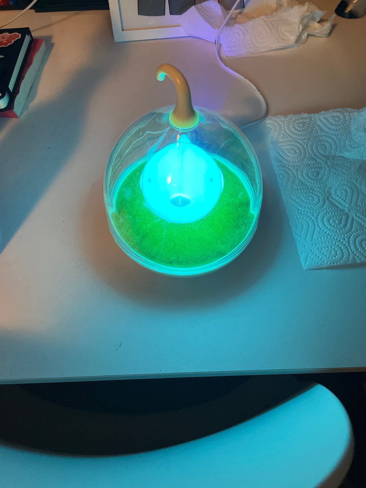 Leuke stopcontact lamp met vogeltje in het gras, Ophalen, Gebruikt