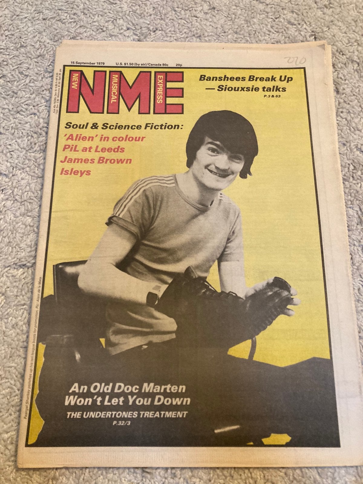 NME 1979 Nils Lofgren UNDERTONES Paul Weller JAMES BROWN, Ophalen of Verzenden, Gelezen, Muziek, Film of Tv