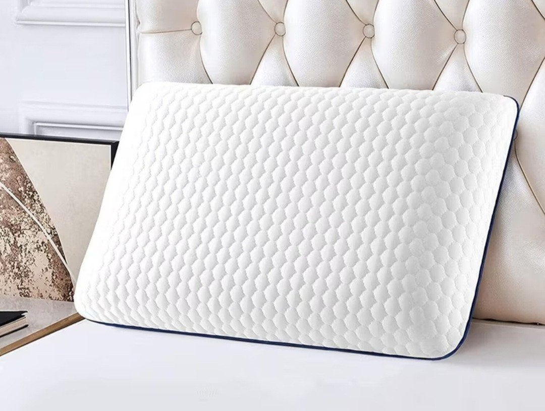 Comfortabel Traagschuim Kussen - 40x60x12cm, Huis en Inrichting, Slaapkamer | Beddengoed, Schuim, Eenpersoons, Wit, Ophalen of Verzenden