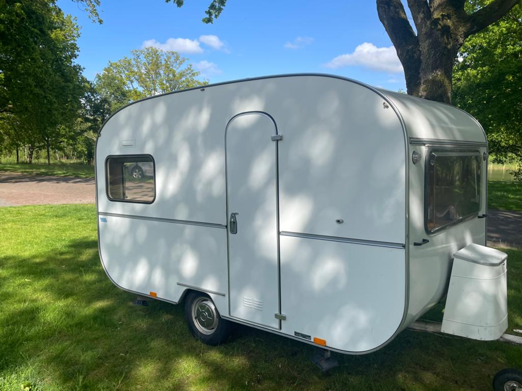 Knaus Monsun 1971 oldtimer caravan, Caravans en Kamperen, Standaardzit, Openslaande ramen, Knaus, Tot en met 4