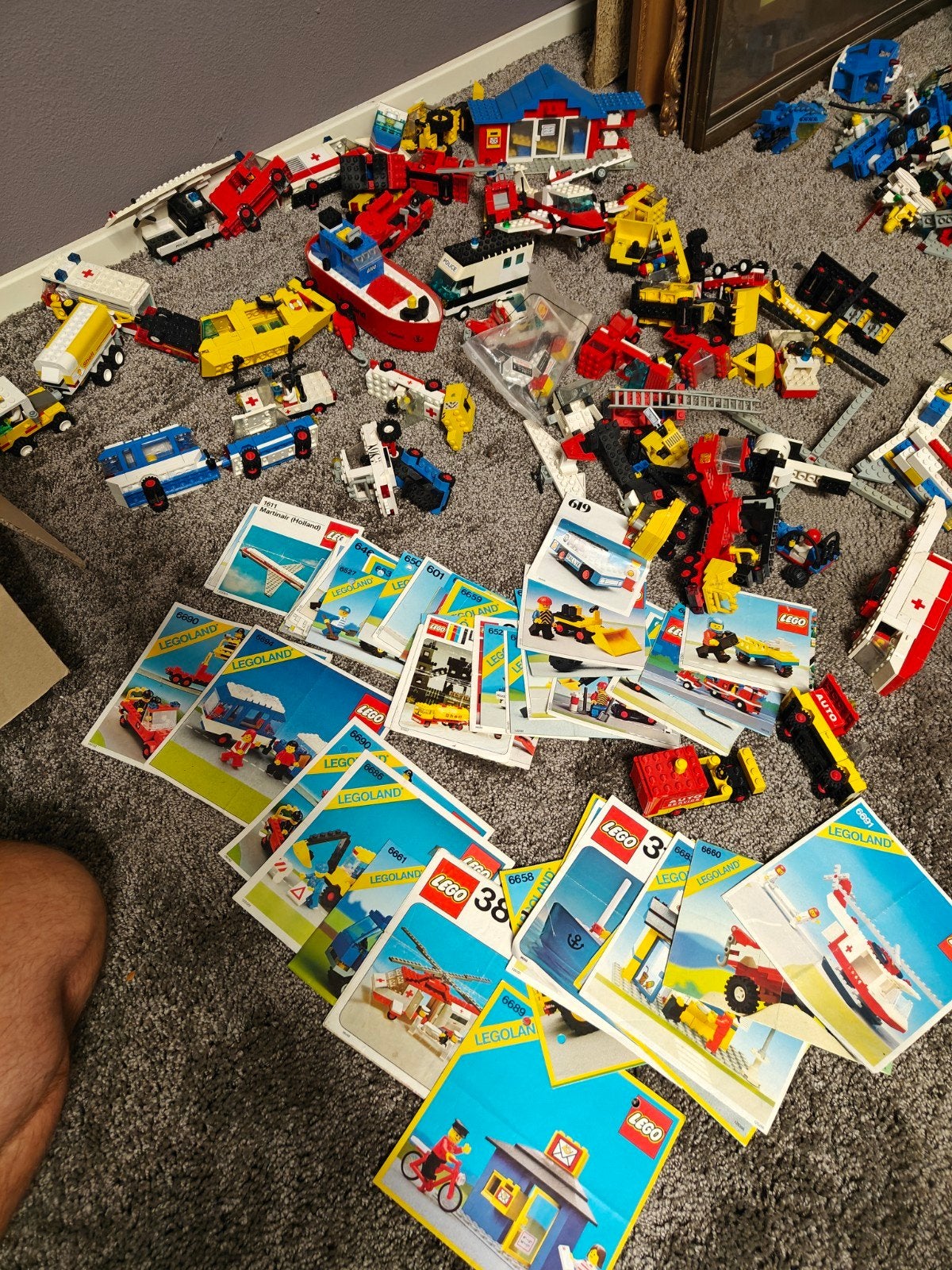 Partij lego jaren 80 space, Ophalen, Gebruikt