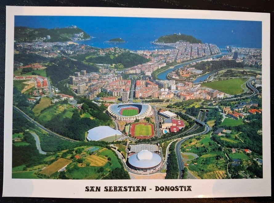 Stadion ansichtkaart Real Sociedad, Ophalen, Buitenlandse clubs, Poster, Plaatje of Sticker