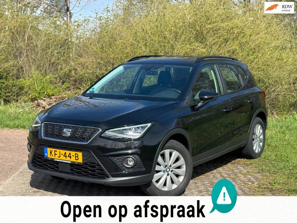 Seat ARONA 1.0 TSI Xcellence Business Intense/ AUTOMAAT, Auto's, Seat, Stof, 116 pk, Zwart, Bedrijf